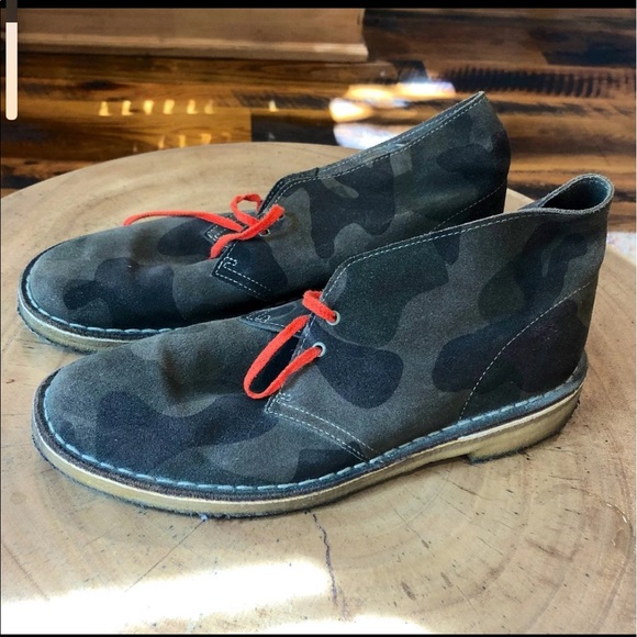 clarks camouflage desert boots